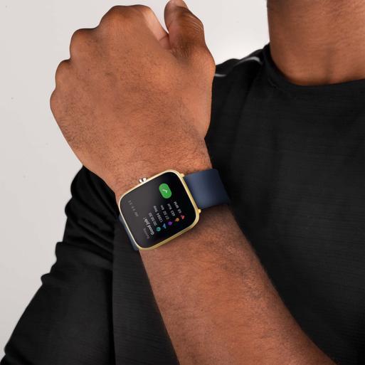Sekonda Motion Smart Watch | Gold Case & Blue Silicone Strap | 30050