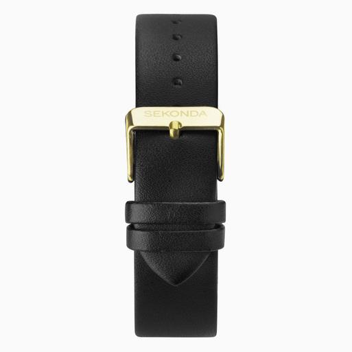 Sekonda Nordic Men s Classic Watch 30070 Round Black Leather