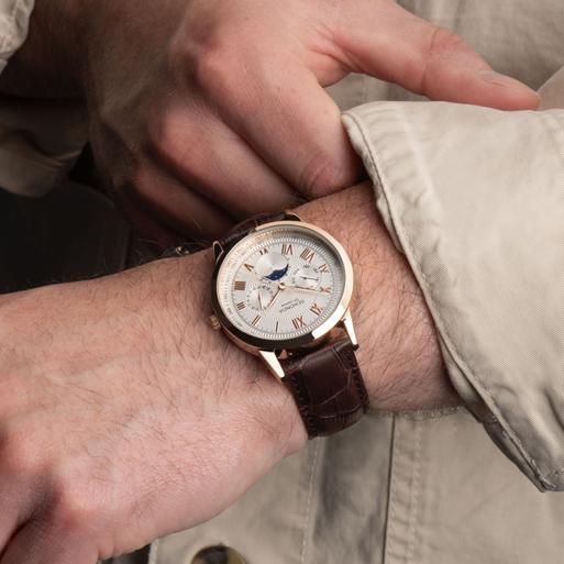 Sekonda rose gold watch mens sale