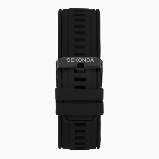 Sekonda Active Plus Smart Watch | Black Alloy Case & Black Silicone Strap | 30155