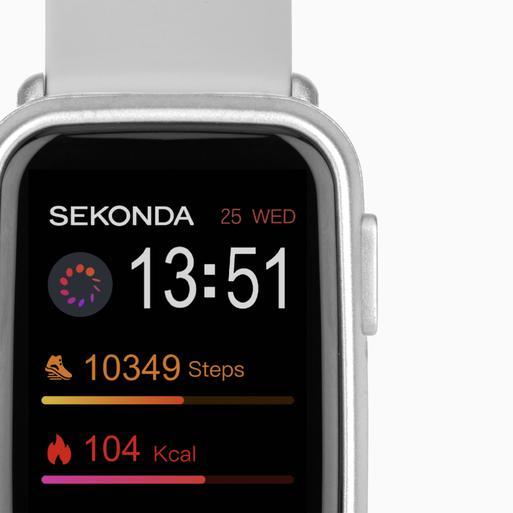 Sekonda Track Smart Watch | Grey Case & Silicone Strap | 30169