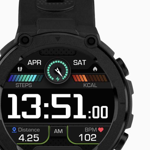 Sekonda Alpine GPS Smart Watch | Black Case & Strap | 30180