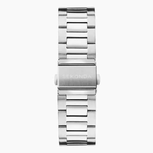 Sekonda Ocean Men’s Watch | Silver Alloy Case & Stainless Steel Bracelet with Blue Dial | 30196