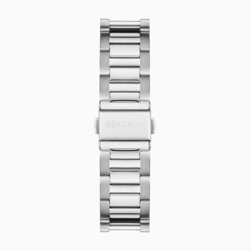 Sekonda Circuit Chronograph Men’s Watch | Silver Alloy Case & Stainless Steel Bracelet with Silver Dial | 30201