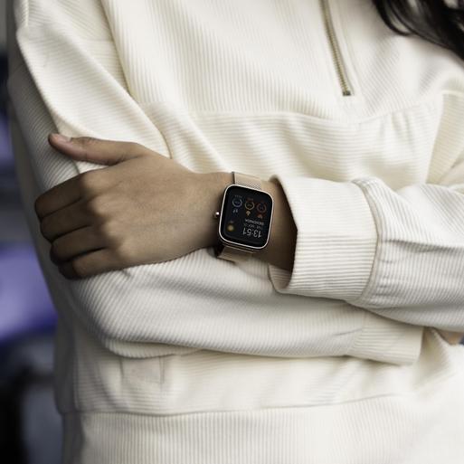 Sekonda Motion Plus Smart Watch | Rose Gold Alloy Case & Stainless Steel Mesh Bracelet | 30220