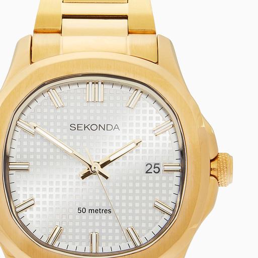 Montre Bracelet Quartz Sekonda étanche - Couleur Or, Neuve (sans étiquette Mais Avec Boîte)