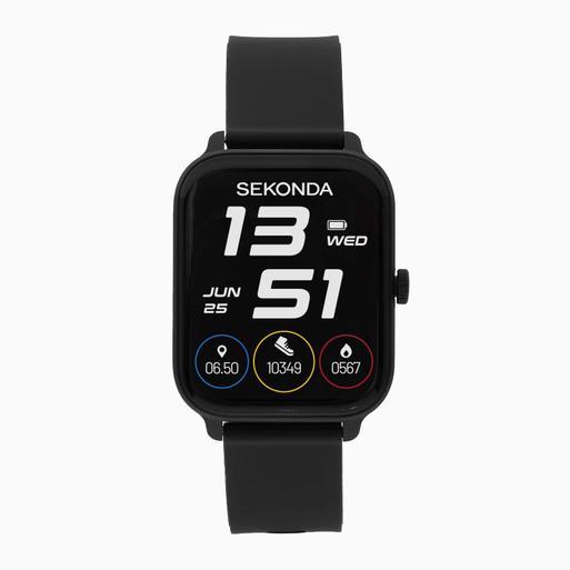Sekonda Active Plus Smart Watch | Black Alloy Case & Black Strap