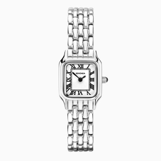 Sekonda Monica Ladies Watch | Silver Alloy Case & Bracelet with White Dial | 40143