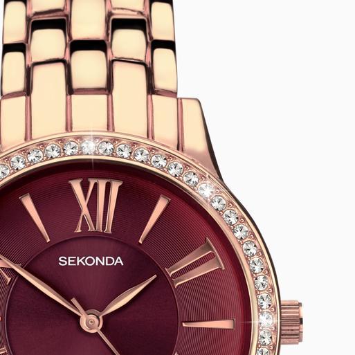 Sekonda rose gold watch clearance