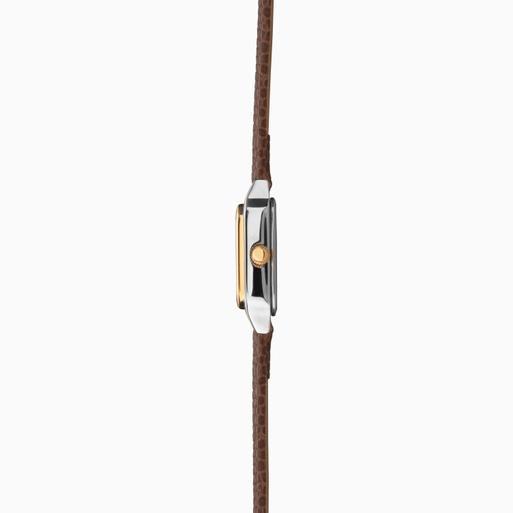 Sekonda Monica Ladies Watch | Two Tone Case & Leather Strap with White Dial | 40294