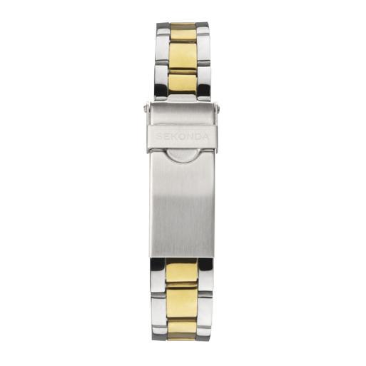Sekonda Catherine Ladies Watch Gift Set | Silver Alloy Case & Two Tone Stainless Steel Bracelet with Green Mother of Pearl Dial | 49038