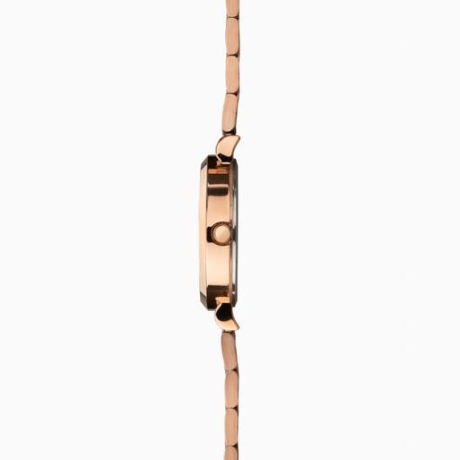 Sekonda Minimal Ladies Watch | Rose Gold Case & Stainless Steel Bracelet with Grey Dial | 40303