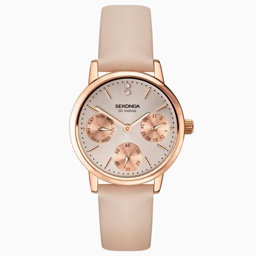 Sekonda Ladies Classic Watch 40305 Round Grey Polyurethane