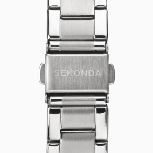 Sekonda Taylor Ladies Watch | Silver Case & Stainless Steel Bracelet with White Dial | 40363