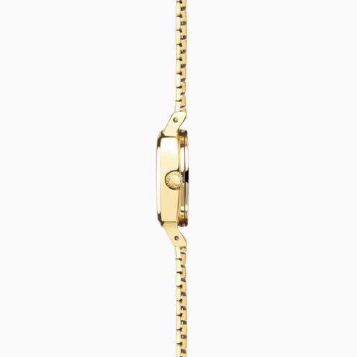 Sekonda 1970s Ladies Watch | Gold Case & Bracelet with Black Dial | 40379