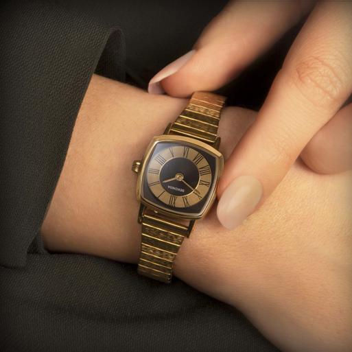 Sekonda Ladies Classic Watch 40379 Square Gold Stainless