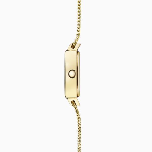Sekonda Classic Ladies Watch | Gold Case & Mesh Bracelet with Black Dial | 40383