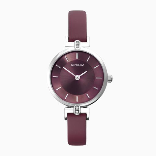 Sekonda ladies watch leather strap outlet