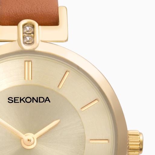 Tan watch women's hot sale