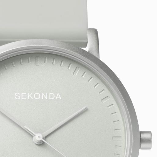 Sekonda Palette Ladies Watch | Light Grey Case & Silicone Strap with Light Grey Dial | 40405