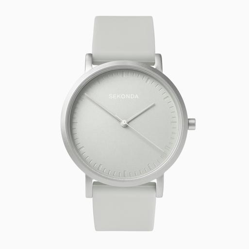 Sekonda Palette Ladies Watch | Light Grey Case & Silicone Strap with Light Grey Dial | 40405