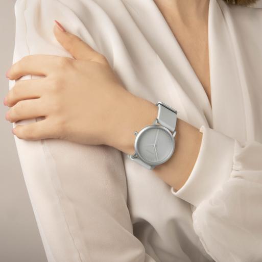 Sekonda Palette Ladies Watch | Light Grey Case & Silicone Strap with Light Grey Dial | 40405