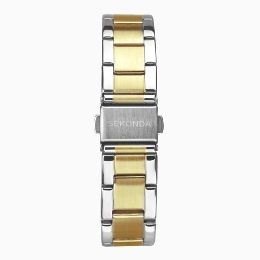 Sekonda Taylor Ladies Watch | Two Tone Case & Stainless Steel Bracelet with Grey Dial | 40429