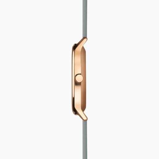 Sekonda Flex Smart Watch | Rose Gold Case & Grey Silicone Strap | 40446