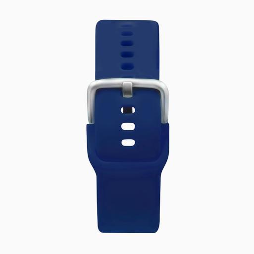 Sekonda Flex Smart Watch | Silver Case & Navy Blue Silicone Strap | 40448