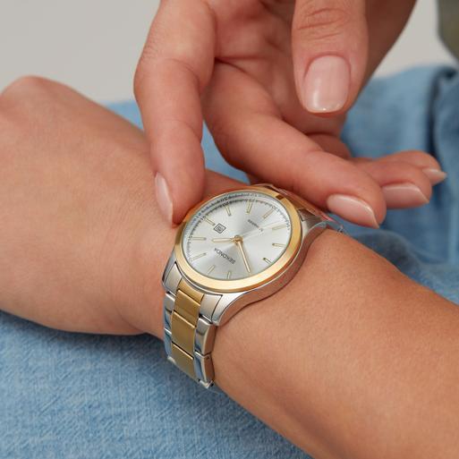 Sekonda Taylor Ladies Watch | Two Tone Case & Stainless Steel Bracelet with Silver Dial | 40473