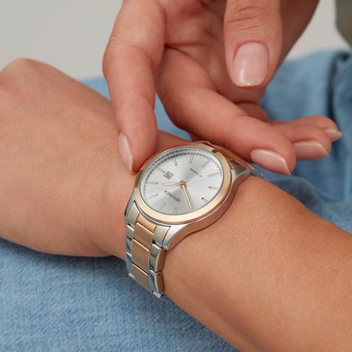 Sekonda Taylor Ladies Watch | Two Tone Case & Stainless Steel Bracelet with Silver Dial | 40474