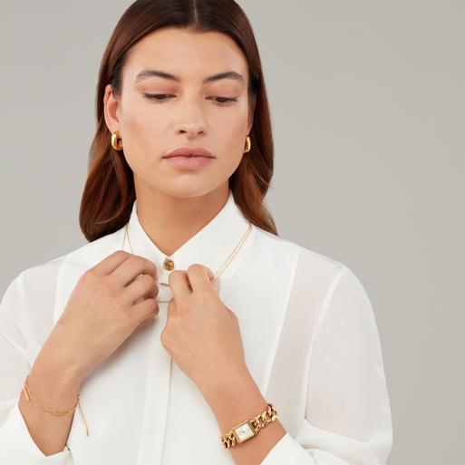 Sekonda Claudia Ladies Watch | Gold Case & Brass Bracelet with Champagne Dial | 40519