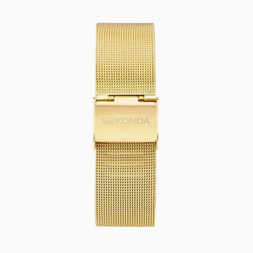 Sekonda Flex Smart Watch | Gold Case & Mesh Strap | 40527