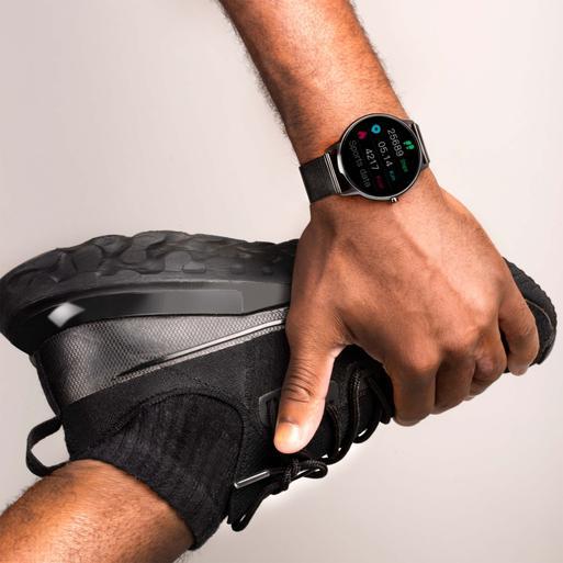 Sekonda Flex Smart Watch | Black Case & Mesh Strap | 40529