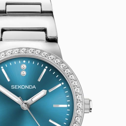 Sekonda blue dial watch ladies on sale