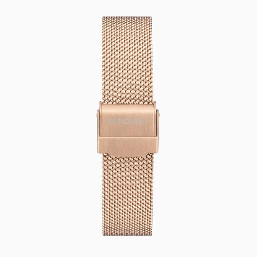 Sekonda Connect Smart Watch | Rose Gold Alloy Case & Stainless Steel Mesh Bracelet | 40625