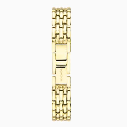 Sekonda Monica Ladies Watch | Gold Alloy Case & Bracelet with Stone Set Bezel & White Dial | 40642