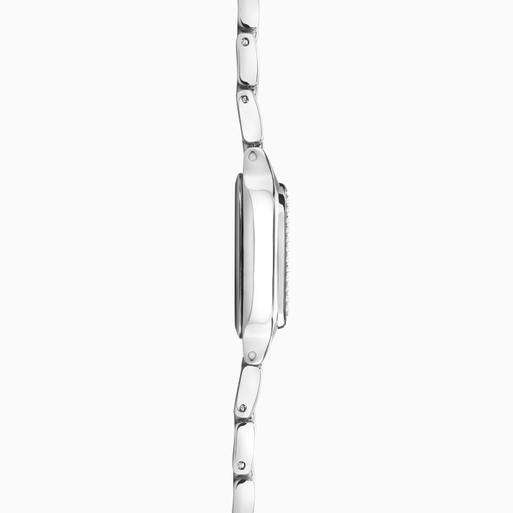 Sekonda Monica Ladies Watch | Silver Alloy Case & Bracelet with Stone Set Bezel & White Dial | 40655
