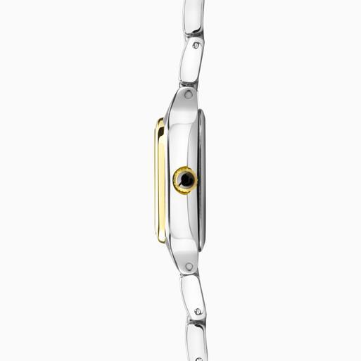 Sekonda Monica Maxi Ladies Watch | Two Tone Large Alloy Case & Bracelet with White Dial | 40658