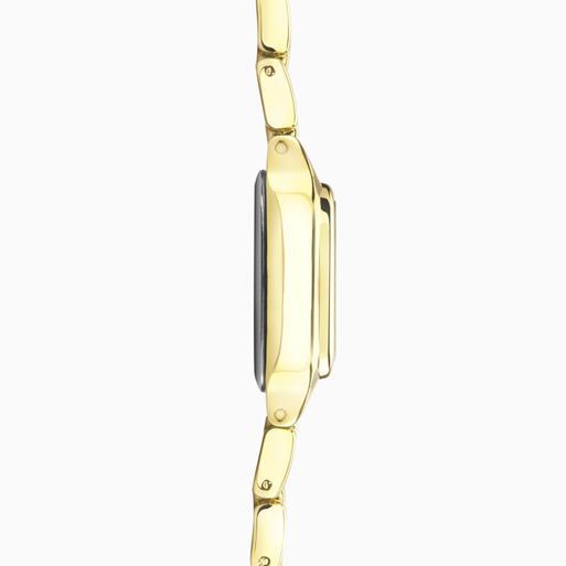 Sekonda Monica Ladies Watch | Gold Alloy Case & Full Stone Set Bracelet with White Dial | 40661
