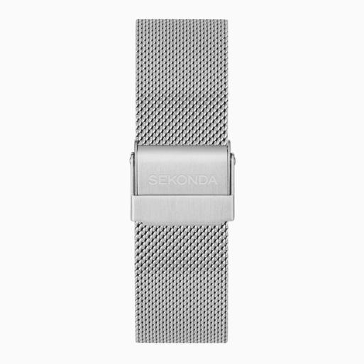 Sekonda Flex Plus Smart Calling Watch | Silver Alloy Case & Stainless Steel Mesh Strap | 40664