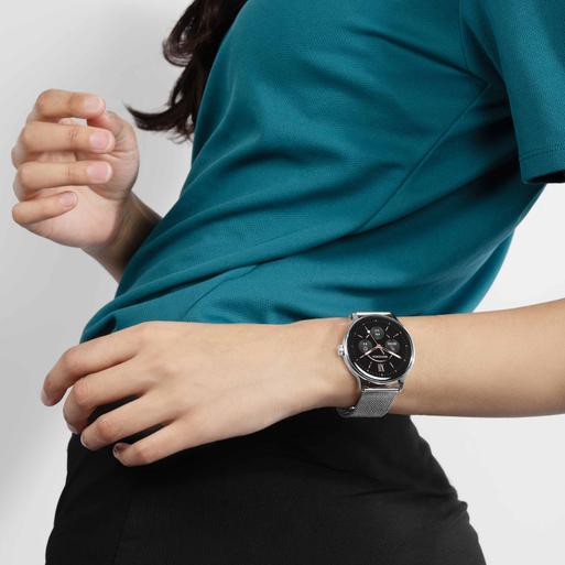 Sekonda Flex Plus Smart Calling Watch | Silver Alloy Case & Stainless Steel Mesh Strap | 40664
