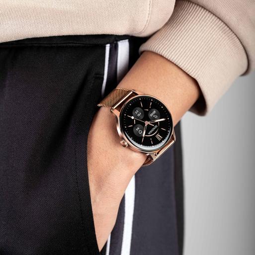 Sekonda Flex Plus Smart Calling Watch | Rose Gold Alloy Case & Stainless Steel Mesh Strap | 40665
