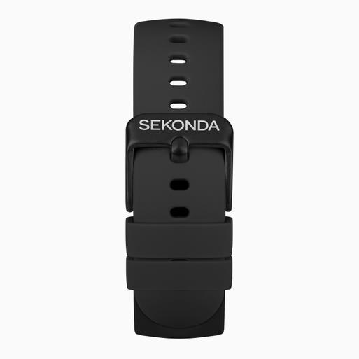 Sekonda Flex Plus Smart Calling Watch | Black Alloy Case & Black Silicone Strap | 40666