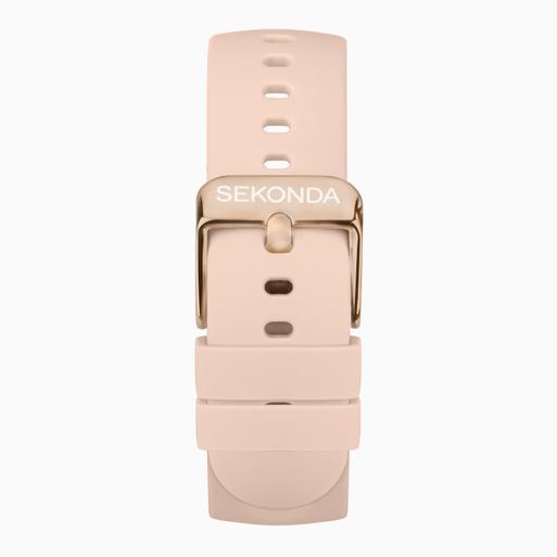 Sekonda Flex Plus Smart Calling Watch | Rose Gold Alloy Case & Pink Silicone Strap | 40667