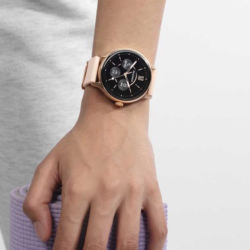 Sekonda Flex Plus Smart Calling Watch | Rose Gold Alloy Case & Pink Silicone Strap | 40667