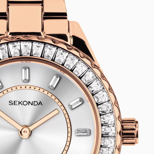 Sekonda rose gold watch shop