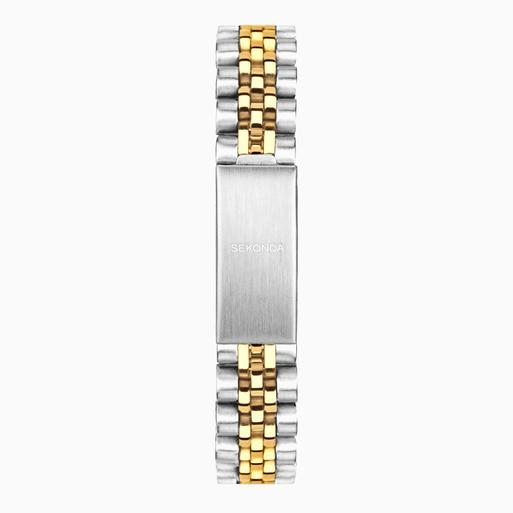 Sekonda Francis Ladies Watch | Two Tone Alloy Case & Stainless Steel Bracelet with Champagne Dial | 40690
