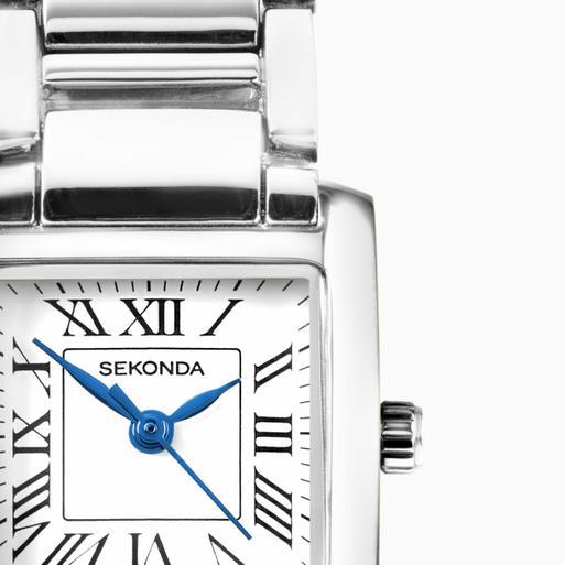 Sekonda Montreal Ladies Watch | Silver Alloy Case & Bracelet with White Dial | 40700