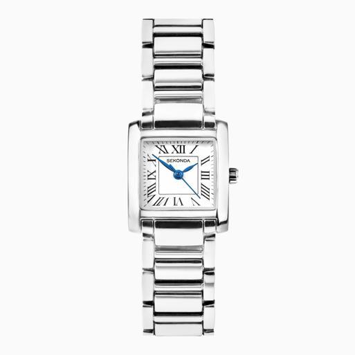Sekonda Montreal Ladies Watch | Silver Alloy Case & Bracelet with White Dial | 40700